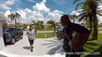Hialeah homeowner praises FedEx worker after video shows him stopping package theft