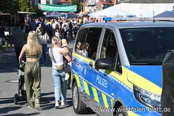 Bilanz der Polizei zum Katharinenmarkt Delbrück