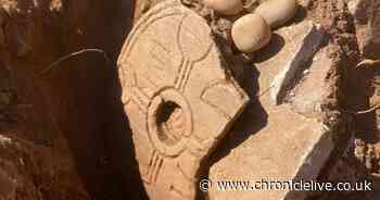 Rare early grave markers discovered in Holy Island archaeological dig