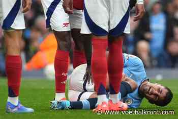 Drama voor Manchester City: 'Sterkhouder loopt zware blessure op en is out voor de rest van het seizoen'