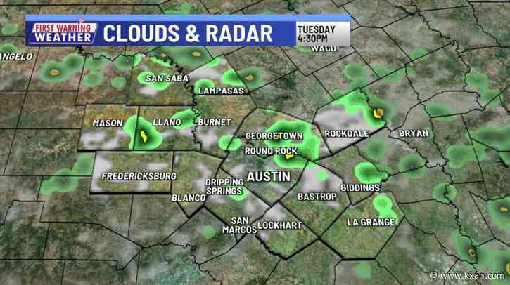 Scattered showers through mid-week with cooler nights