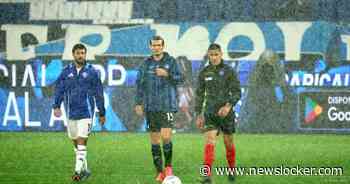 Noodweer in Bergamo: wedstrijd Atalanta uitgesteld wegens hevige regenval
