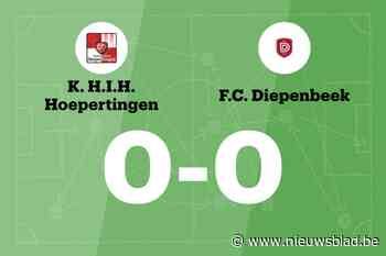 Hoepertingen en Diepenbeek komen niet tot scoren