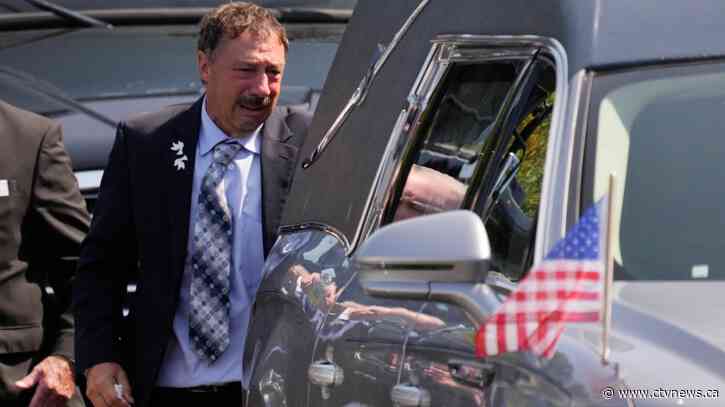 Guy Gaudreau, father of Gaudreau brothers, helps out at Philadelphia Flyers practice