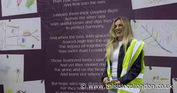'Secret' writer’s words to be written on the wall of the estate where she lived