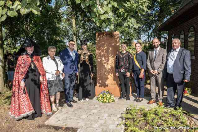Armeense gemeenschap schenkt gedenksteen als symbool voor de solidariteit en vriendschap met het Belgische volk