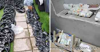 Raids uncover £110k stashed in nappies and counterfeit airbags haul