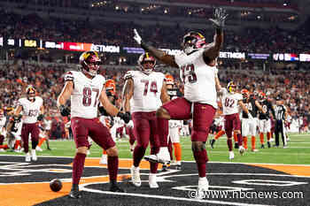 Bills dominate Jaguars and Commanders edge out Bengals in 'Monday Night Football'