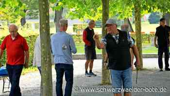 Boule in Nagold: Der Sieg geht an einen Lokalmatador