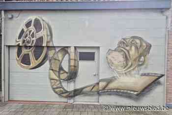En daar is de volgende muurschildering: “Hommage aan rijk filmarchief en Kasseibijter”