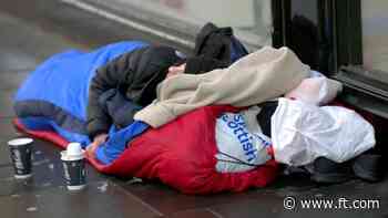 Number of homeless households in Scotland hits 12-year high