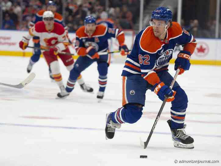 Edmonton Oilers prospect stands out even as the team stinks it out against Calgary Flames
