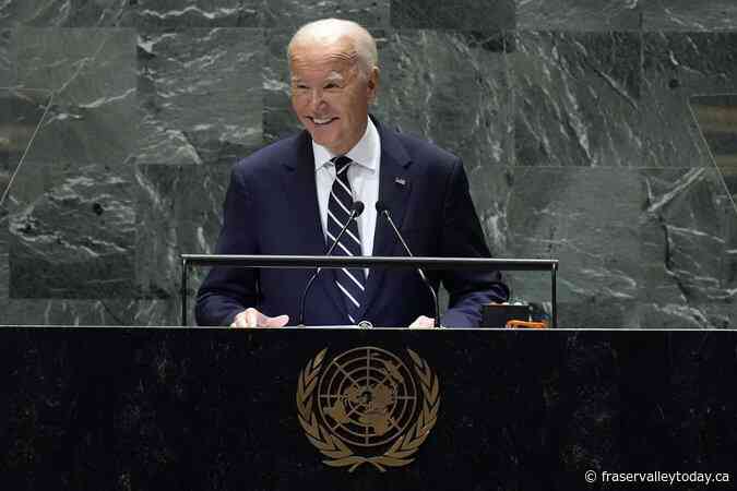 Biden in farewell U.N. address says says peace still possible in conflicts in Mideast and Ukraine