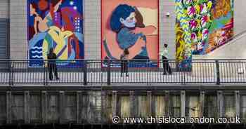 Street art murals go on display as part of festival
