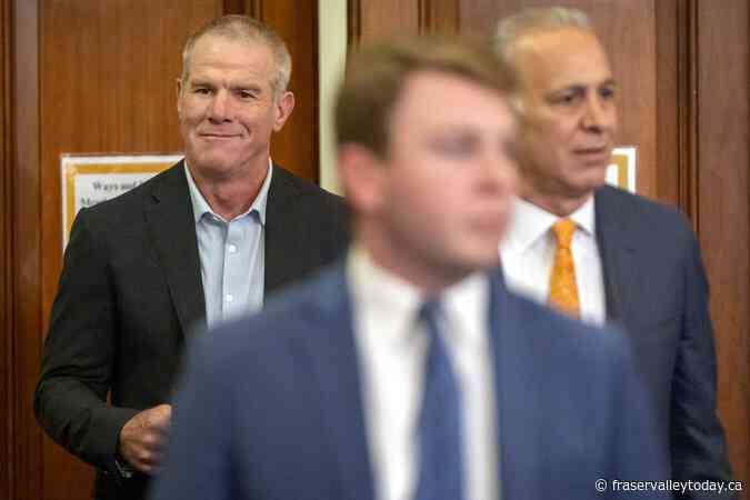 Retired NFL quarterback Brett Favre says he has Parkinson’s disease