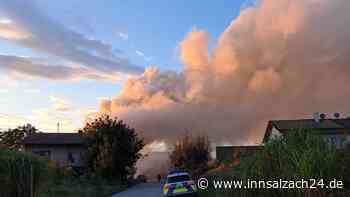 Großalarm für Einsatzkräfte – Brand in Buchbach