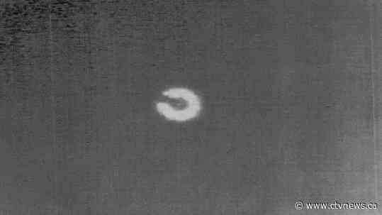 Image released of mysterious object shot down over Yukon in 2023