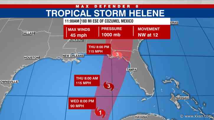 WATCH LIVE: Breaking down Tropical Storm Helene's latest track with #HeyJB
