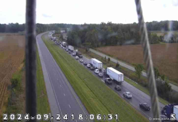 I-69 crash stalls southbound lanes around Allen-DeKalb line