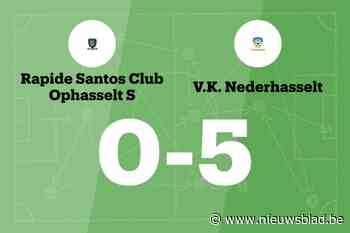 VK Nederhasselt B overklast Rapide Ophasselt