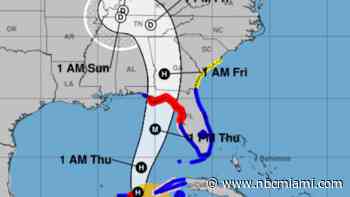 Miami Dade, Broward and Monroe Counties are under a tropical storm warning as Helene rapidly intensifies