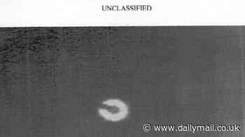 First image released of 'cylindrical' UFO shot down by US fighter jet over Alaska in 2023