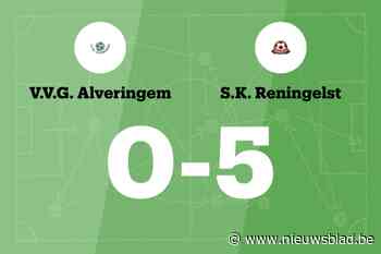 Wedstrijd tussen VVG Alveringem en SK Reningelst eindigt in forfaitscore