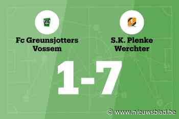 Plenke Werchter overklast Vossem