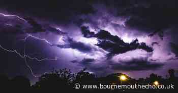Heavy rain and lightning warning for Bournemouth, Christchurch and Poole