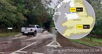 New Met Office weather warning issued for Watford area