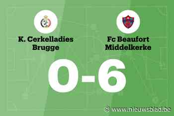FC Beaufort overklast Cerkelladies Brugge B