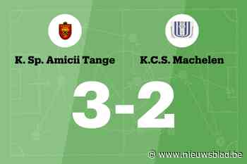Lyammouri scoort twee keer voor Amicii Tange in wedstrijd tegen CS Machelen B