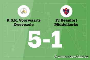 SKV Zwevezele wint spektakelwedstrijd van FC Beaufort