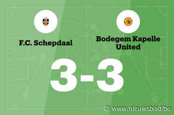 Schepdaal en BOKA United delen de punten