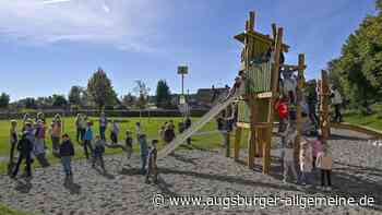 Kinder in Fuchstal: „E steht für: Endlich ist der Spielplatz fertig.“
