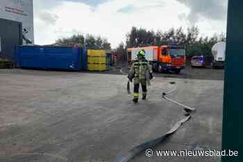 Brandje aan vettank snel onder controle