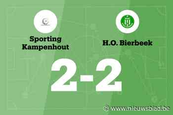 Kampenhout sleept gelijkspel uit de brand in de thuiswedstrijd tegen HO Bierbeek