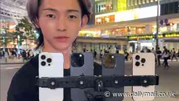 Apple fans left fuming after man uses four generations of iPhones to capture identical videos with same results