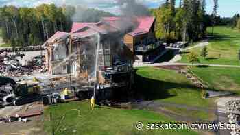 'The building is a total loss': Fire destroys main portion of Sask. golf resort clubhouse