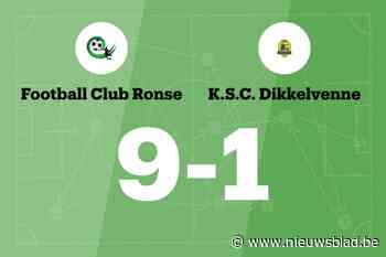 FC Ronse heeft geen medelijden met KSC Dikkelvenne B
