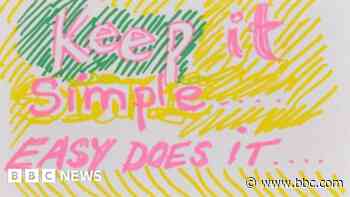 Ronnie Wood and Grayson Perry back postcard sale