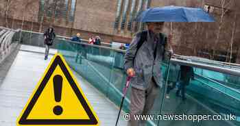Hour-by-hour weather forecast as yellow heavy rain warning issued for London