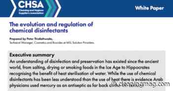 The Evolution and Regulation of Cleaning Chemicals: CHSA publishes white paper