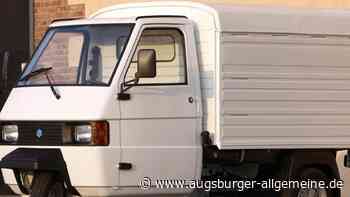 Apefahrer muss Reh ausweichen und fällt um