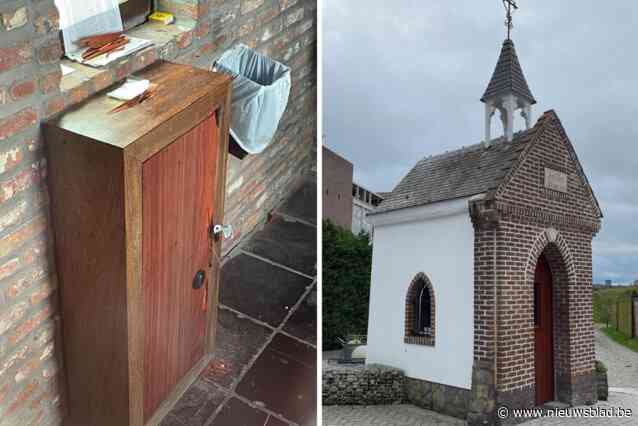 Offerblok van 300 jaar oude kapel opnieuw doelwit van vandalen: “Het is godgeklaagd, veel schade terwijl er ocharme een paar euro in zit”