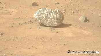 Rätselhafter Fund auf dem Mars: Nasa-Rover stößt auf „Zebrastein“