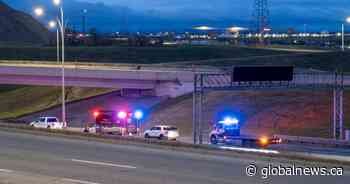 Single-vehicle crash closes section of southbound Deerfoot Trail in Calgary