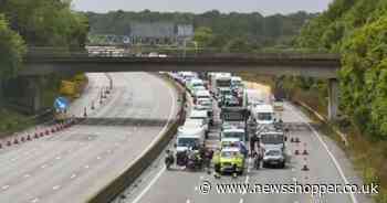 LIVE as M25 closed causing SEVERE delays near Orpington due to 'serious' crash
