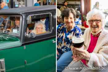 Oudste Belg viert 109de verjaardag met goed glas in stamcafé én ritje in  oldtimer: “Ik heb zelf jarenlang met een Mustang gereden”