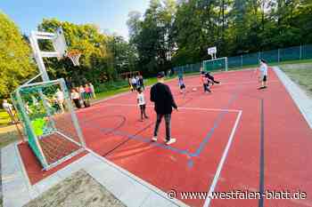 Neuer Sportplatz für Kinder der Grundschule Künsebeck